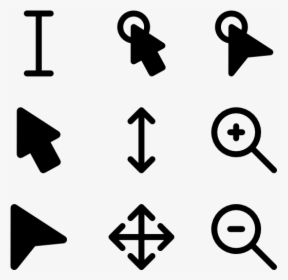 Cursor Compilation - Icon Vector Scroll App, HD Png Download, Transparent PNG