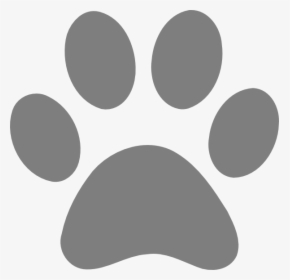 Tiger Dog Cat Lion Paw - Grey Cat Paw Print, HD Png Download, Transparent PNG