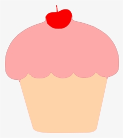 Frozen Dessert,pink,clip Cup,icing,baked Goods,ice - Cupcake Clip Art Cute, HD Png Download, Transparent PNG