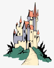 Cinderella Castle Disney Castle Disney Cinderella Clipart - Scary Castle Clipart, HD Png Download, Transparent PNG