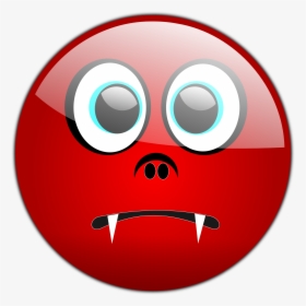 Red Emoji Faces Scared, HD Png Download, Transparent PNG