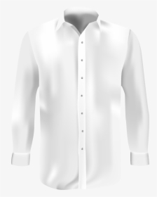 White Dress Shirt Png - Transparent Background White Shirt With Collar Png, Png Download, Transparent PNG