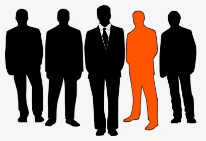 Businessmen, Leader, Group, Business, Men, Orange - Employees Transparent Background Clipart, HD Png Download, Transparent PNG