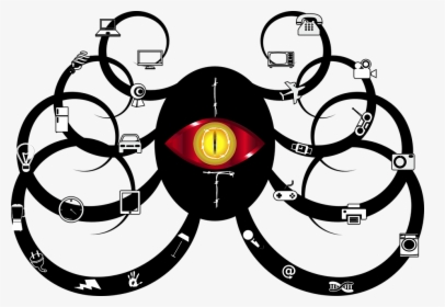 Transparent Vampire Eyes Png - Internet Of Things Malware, Png Download, Transparent PNG