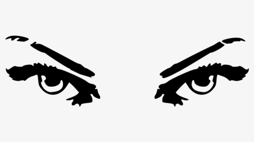 Eye Clip Art - Black And White Women Png, Transparent Png, Transparent PNG