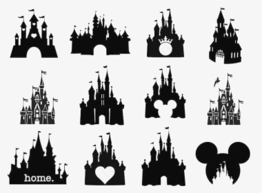 Cinderella Castle Huge Collection Of Clipart Disney - Disney Cinderella Castle Silhouette, HD Png Download, Transparent PNG