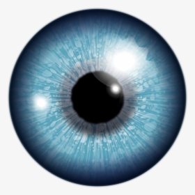 Blue Contact Lens Png, Transparent Png, Transparent PNG