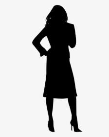 Background Silhouette At Getdrawings - Woman Silhouette Icon Png, Transparent Png, Transparent PNG