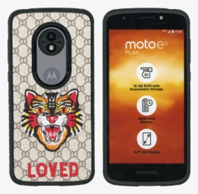Motorola E5 Play Mm Pattern Tiger Case, HD Png Download, Transparent PNG