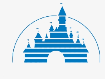 Cinderella Castle Blue Disney Logo Silhouette Clipart - Disney Castle Logo Png, Transparent Png, Transparent PNG