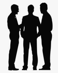 Business Meeting Silhouette - Business People Silhouette Png, Transparent Png, Transparent PNG