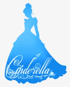 Cinderella Silhouette - Cinderella Disney Princess Silhouette, HD Png Download, Transparent PNG