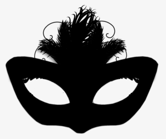 Mask Clip Art Silhouette - Masquerade Silhouette Png, Transparent Png, Transparent PNG