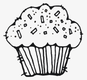 A Very Pretty Cupcake Coloring Pages - Muffins With Mom Coloring Page, HD Png Download, Transparent PNG