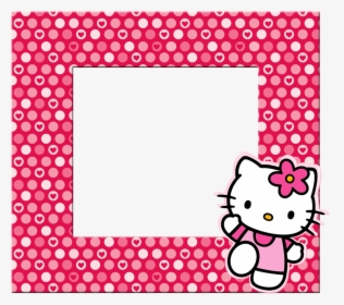 Borders, Image And Backgrounds - Hello Kitty Background Design, HD Png Download, Transparent PNG