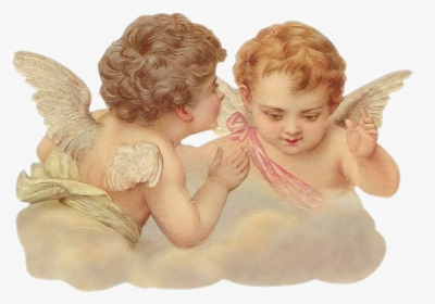 #angel #cherub #wings #interesting #art #france #italy - Baby Angels Aesthetic, HD Png Download, Transparent PNG