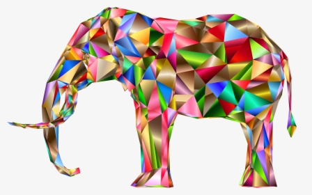 Three D, 3d, Abstract, Art, Elephant, Pachyderm, Animal - Three D, HD Png Download, Transparent PNG