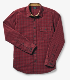 Red Button Down Fishing Shirts Png Red Button Down - Button Down Shirt Background Transparent, Png Download, Transparent PNG