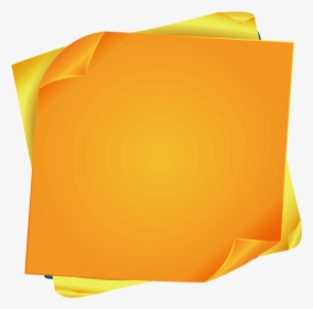 Post-it Note Paper Sticker Icon - Post It Arancione Png, Transparent Png, Transparent PNG