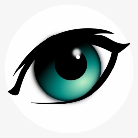 Animated Eyes Blue Cartoon - Cartoon Eye, HD Png Download, Transparent PNG