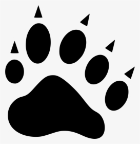 Paw Bear Animal Zoo Tiger Cat - Cheetah Hand Logo Circle, HD Png Download, Transparent PNG