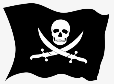 Download For Free Pirate In Png - Jolly Roger Flag Png, Transparent Png, Transparent PNG