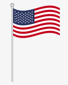 Transparent Checker Flag Clipart - American Flag Brush Stroke, HD Png Download, Transparent PNG