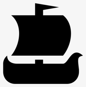 Transparent Ship Silhouette Png - Pirate Ship Png Icon, Png Download, Transparent PNG