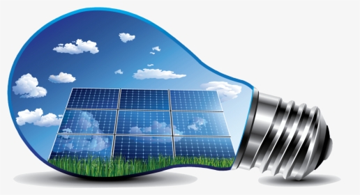 Solar Panel In Bulb, HD Png Download, Transparent PNG