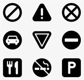 Traffic Signs - Traffic Sign Icon Png, Transparent Png, Transparent PNG