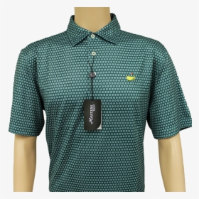 Masters Evergreen Square Pattern Performance Tech Golf - Active Shirt, HD Png Download, Transparent PNG