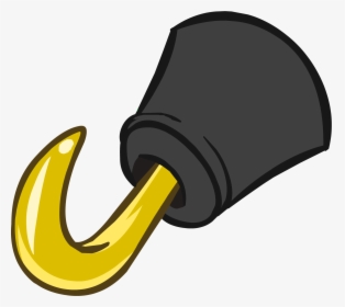 Hook Clipart Pirate Hook - Transparent Cartoon Pirate Hook, HD Png Download, Transparent PNG