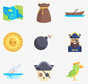 Pirates - Pirates Icons Pack, HD Png Download, Transparent PNG