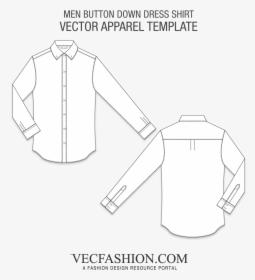 Clip Art Men Button Down Vecfashion - Jacket Vector, HD Png Download, Transparent PNG