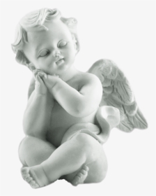 Baby Angel Statue Png, Transparent Png, Transparent PNG