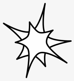 Unique North Star Vector Drawing » Free Vector Art, - Clip Art Black And White, HD Png Download, Transparent PNG