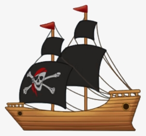 Pirate Ship - Pirate Ship Clipart, HD Png Download, Transparent PNG