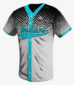 Sublimated Button Down Baseball Jersey, HD Png Download, Transparent PNG