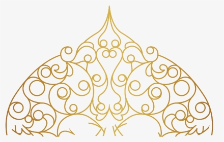 #mandala #swirls #design #pattern #paisley #gold #decor - Gold Decor Png, Transparent Png, Transparent PNG