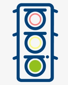 Trafic Lights Icon - Traffic Sign, HD Png Download, Transparent PNG