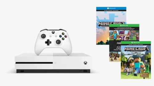 Xbox One S Minecraft Bundle - Xbox One S 500gb Minecraft Favorites Console Bundle, HD Png Download, Transparent PNG