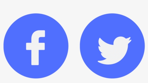 Icons Facebook Twitter - Facebook And Twitter Icon Png, Transparent Png, Transparent PNG