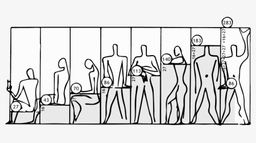 Como 10 Grandes Arquitetos Enxergam A Figura Humana - Le Corbusier Of Human, HD Png Download, Transparent PNG