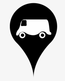Map Icon Truck - Truck Icon Map, HD Png Download, Transparent PNG