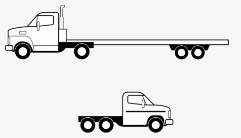 Motor Vehicle,vehicle,mode Of Transport,commercial - Flatbed Truck Clip Art, HD Png Download, Transparent PNG