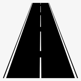 Horizontal Road Clipart - Straight Road Cartoon Png, Transparent Png, Transparent PNG