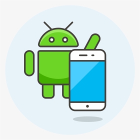 Android Phone Icon - Android Mobile Phone Icon, HD Png Download, Transparent PNG