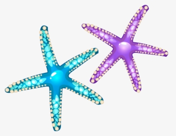 Starfish Euclidean Vector Seashell - Purple And Blue Starfish Png, Transparent Png, Transparent PNG