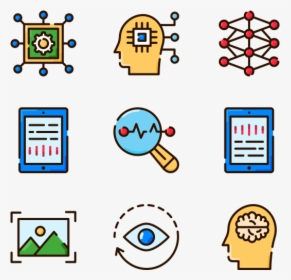 Artificial Intelligence - Automation Icons, HD Png Download, Transparent PNG