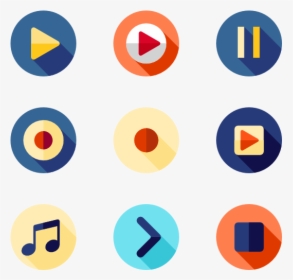 Media Icons - Icon Media Player, HD Png Download, Transparent PNG